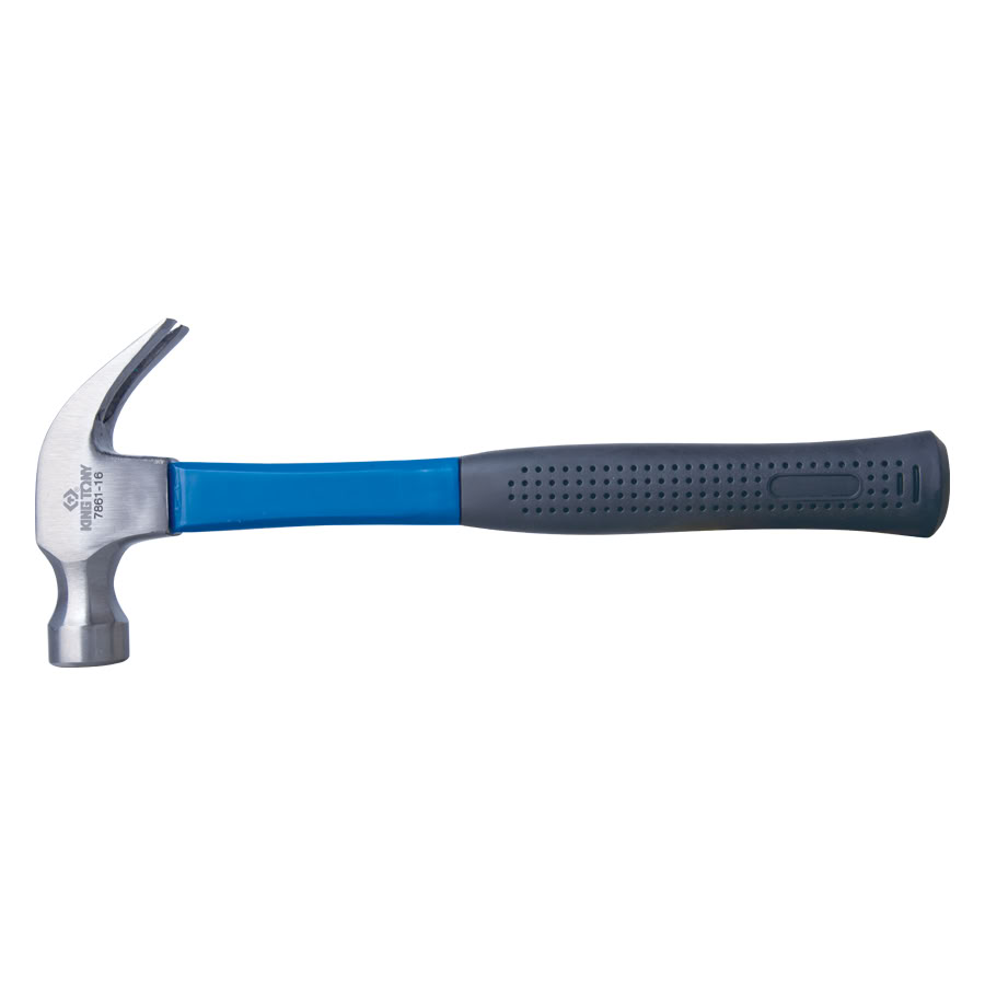 CLAW HAMMER [FIBER GLASS HANDLE FOR ELECTRICAL] 16oz KINGTONY 7861-16US