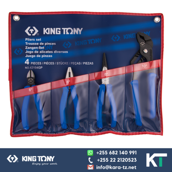 King Tony Plier Set 4 pcs