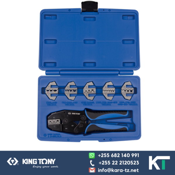 King Tony Crimping Tool with Changeable Head [7 pcs Head]