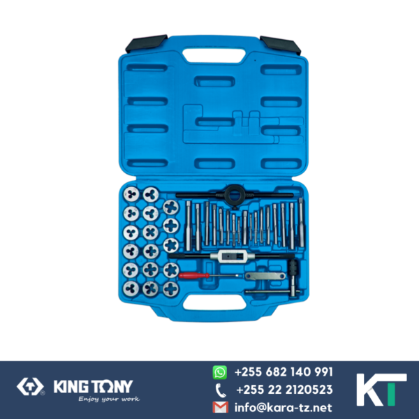 King Tony Tap & Die Set-Metric & Imperial 39 pcs