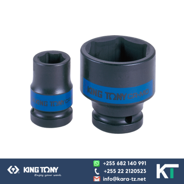 King Tony Impact Socket 6 PT - Black