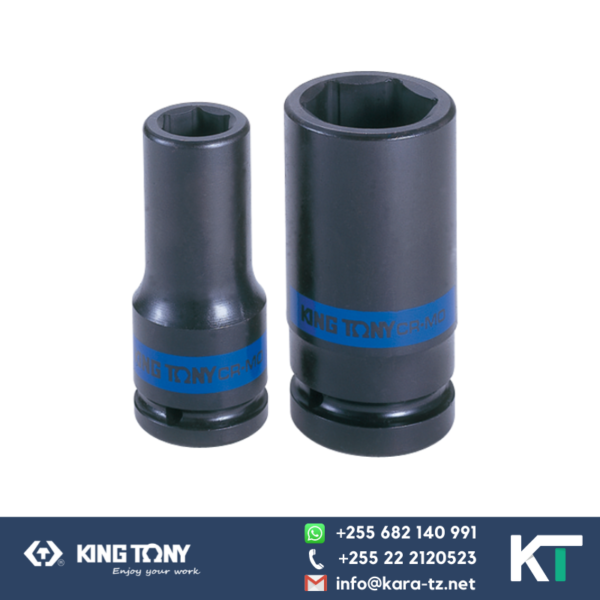 King Tony Impact Deep Socket 6 PT Black