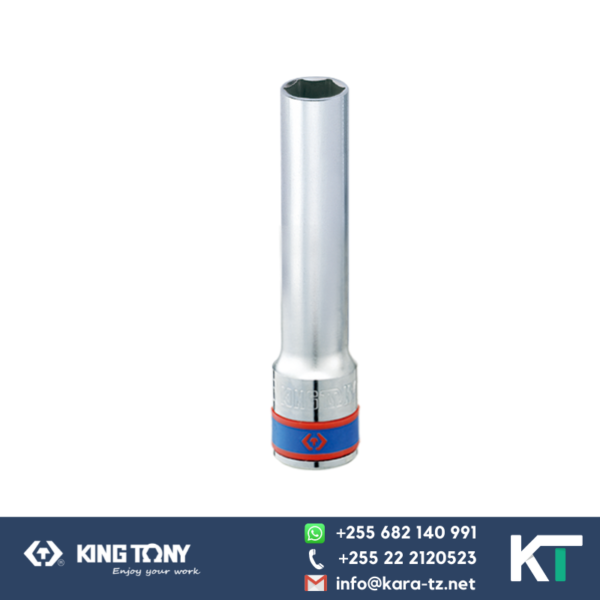 King Tony Deep Socket - Thin Wall 6 PT-Chrome