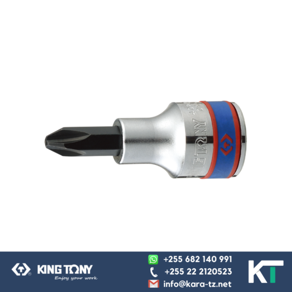 King Tony Bit Socket 1/2" Dr (+)  Head