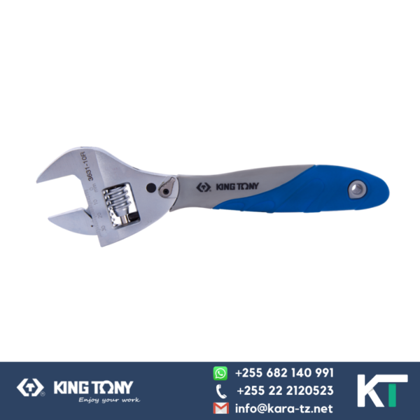 King Tony Adjustable Spanner with Ratchet Function