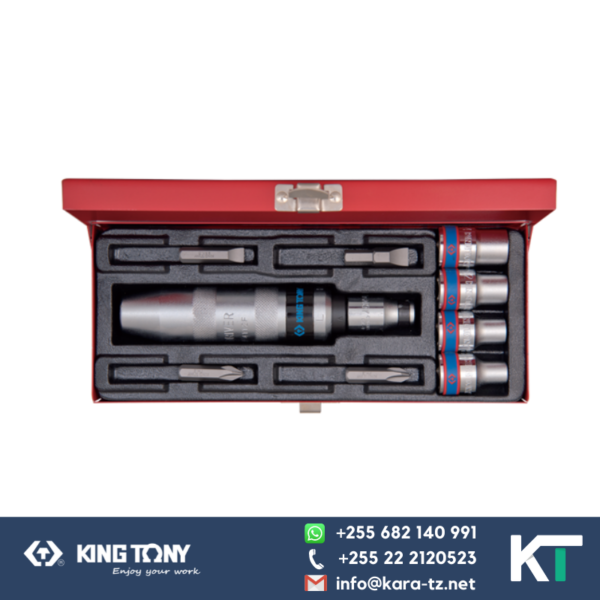 King Tony Impact Screw Driver Set [10 pcs] - with Sockets