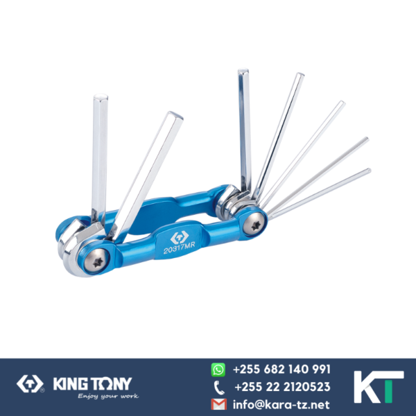 King Tony Folding Allen Key Set-Pocket Knife Type [ 7 pcs]