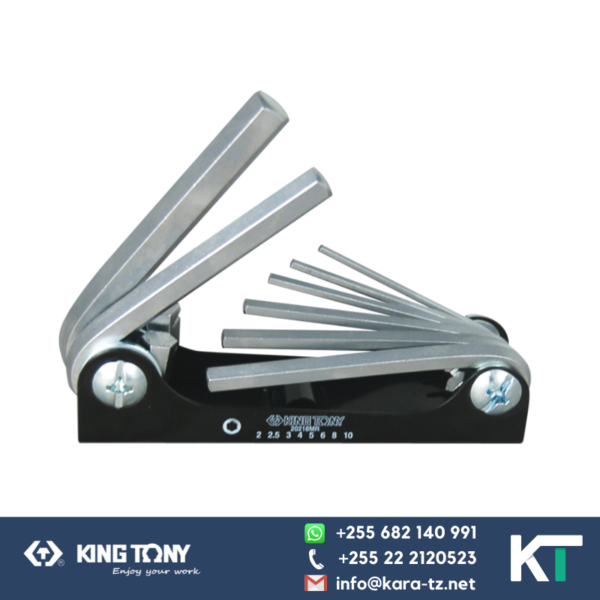 King Tony Folding Allen Key Set-Pocket Knife Type [8 pcs] 2-10mm
