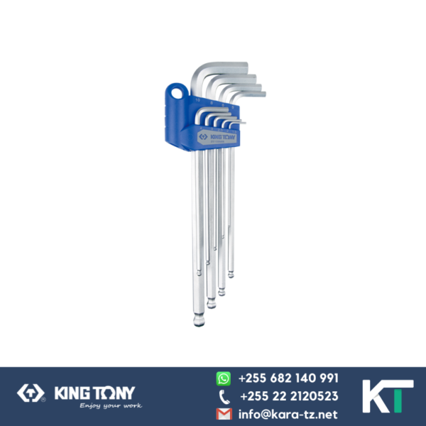 King Tony Allen Key Set - Extra Long Ball Point [9 pcs]- 1.5 - 10mm