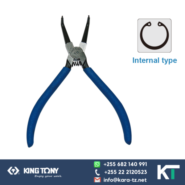 King Tony Circlip Plier-Internal Angled  20-62mm [7 inch]