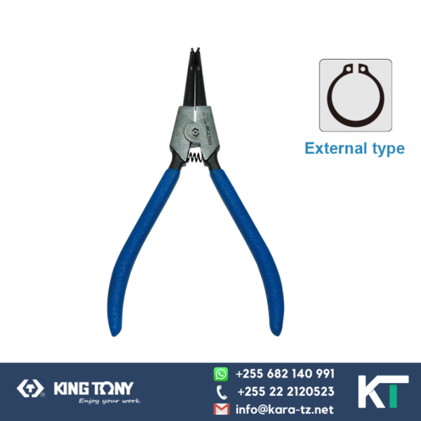 King Tony Circlip Plier-External Angled 20-62mm [7 inches]