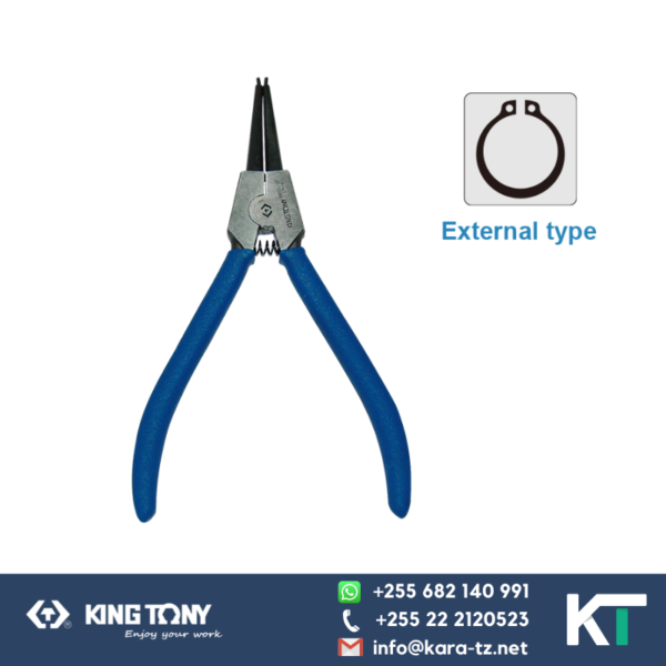 King Tony Circlip Plier-External Straight 20-62mm [7 inches]