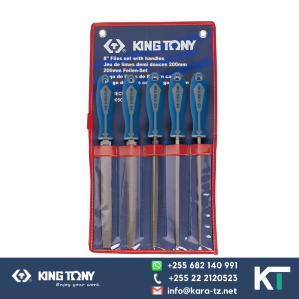 King Tony File Set with handle [5 pcs]