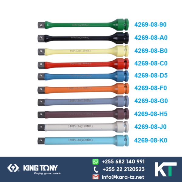 King Tony Torque Extension Bar-Black Impact [200 Nm / 150 Ft.Lb]