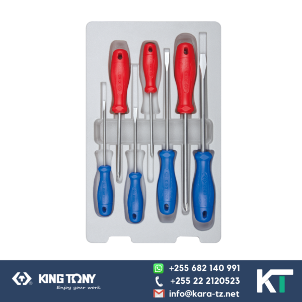 King Tony Screw Driver Set(1411 and 1412) Series [7 pcs]