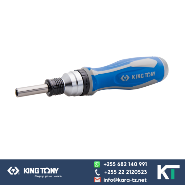 King Tony Telescopic Screw Driver Set-Ratchet Type with 8 changeable bits [16 in 1]