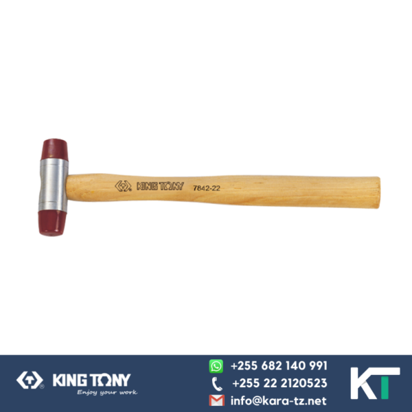 King Tony Soft Face Hammer [Wooden Handle]