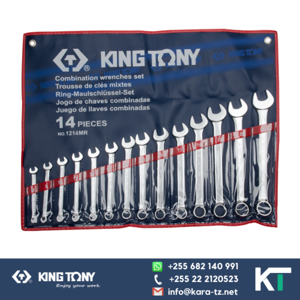 King Tony Combination Spanner Set [ 14 PCS, 10 - 32mm ]