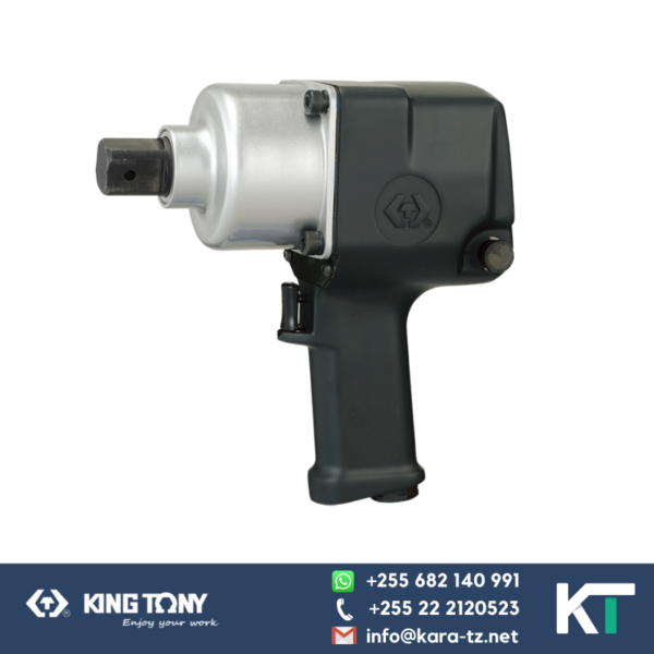 King Tony Pneumatic Impact Wrench -Twin Hammer Short Shaft [1 Dr,1200 Ft/lbs