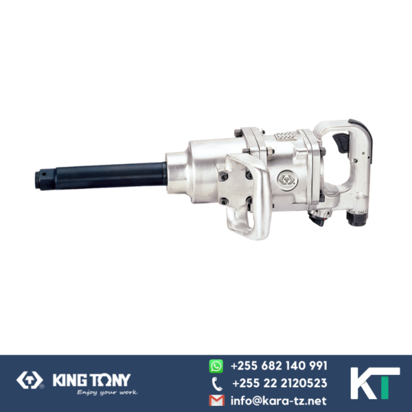 King Tony Pneumatic Impact Wrench-Short Shaft Twin Hammer [ 1"Dr, 1500 Ft/lbs]