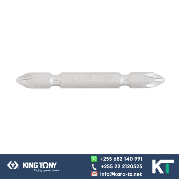 King Tony Screw Driver Bits (+) Double End[ [1/4" or 6mm]