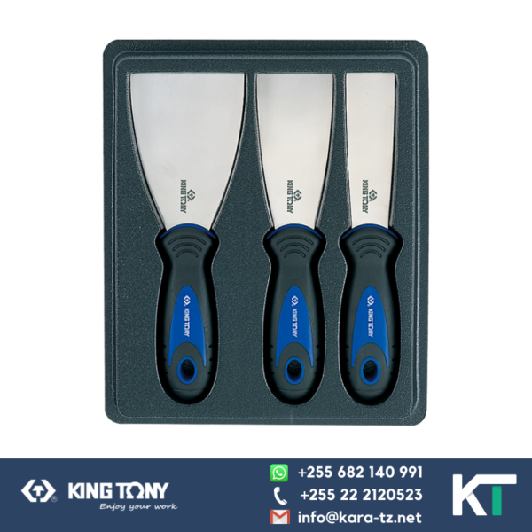 King Tony Scrapper Stainless Steel -Putty Knife [ 3 PCS Set]
