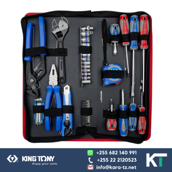 King Tony Mechanical Tool Bag Set Complete [ 43 PCS]