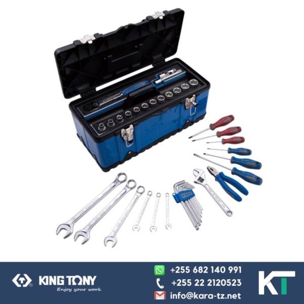 King Tony Tool Box (Complete) [ 42 PCS]-Socket Set