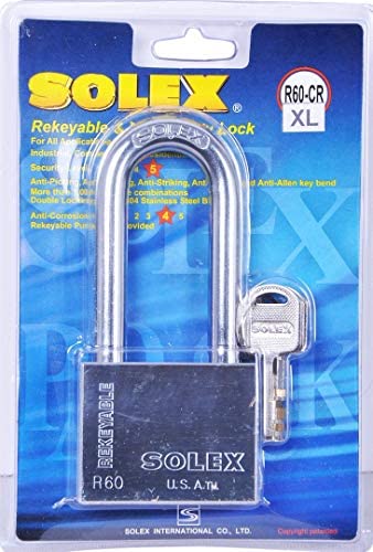 Solex Chrome Padlock 40mm