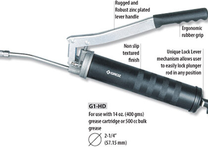 Groz heavy duty grease gun