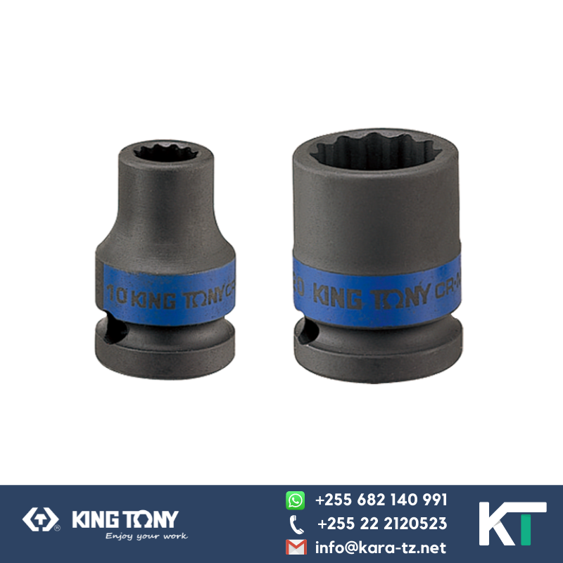 Impact Socket 12 PT - Black