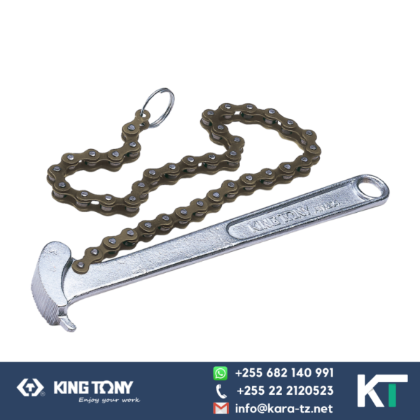 King Tony Oil Filter Spanner [Chain Type] - 9"