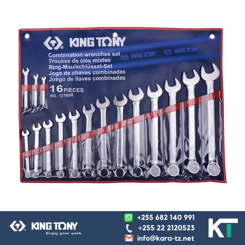 Spanner Set [ 16 PCS, 1/4" - 1 1/4"]