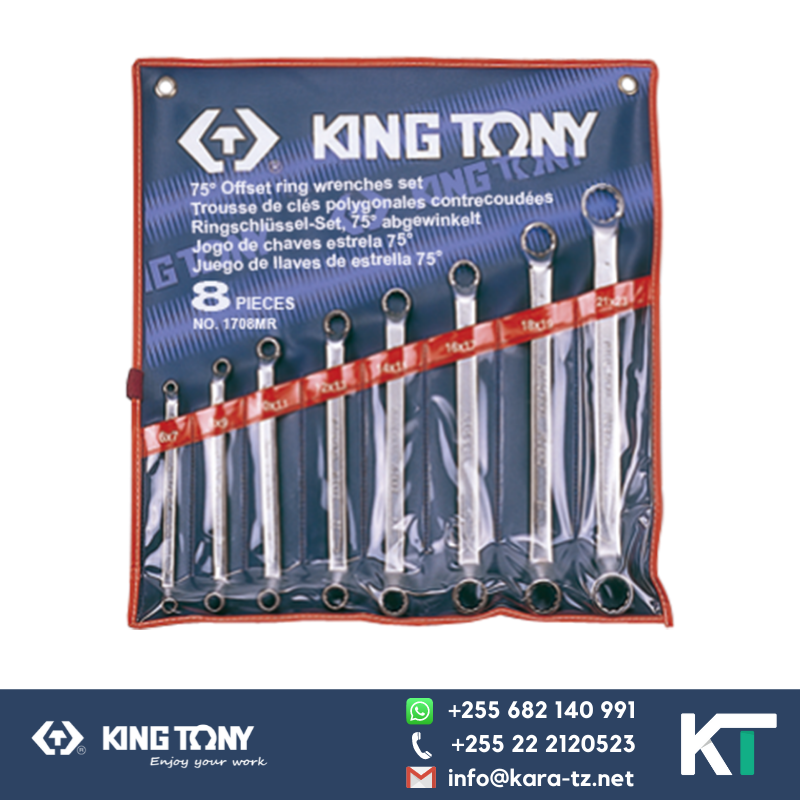 Spanner Set 75° [ 8 PCS, 6-23mm ]