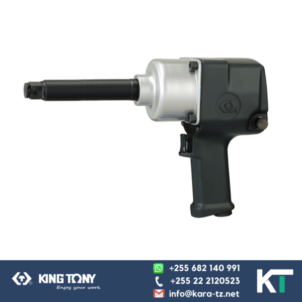 Pneumatic Impact Wrench-Twin Hammer Long Shaft [ 1"Dr,1201Ft/lbs]